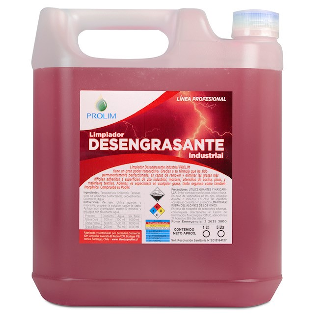 Desengrasante De 5 Litro - Materiales de Construcción Jurmaq Molina