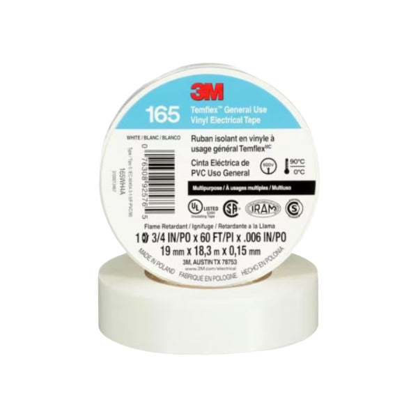 Cinta Temflex Blanco 9Mtx19 mm 3M - Materiales de Construcción Jurmaq Molina