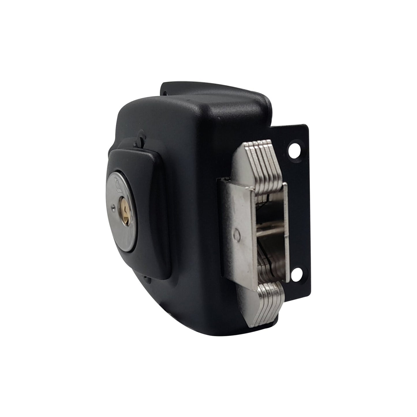 Cerradura Sobrep. Porton Corredera L2200 Cil.Fijo - Materiales de Construcción Jurmaq Molina