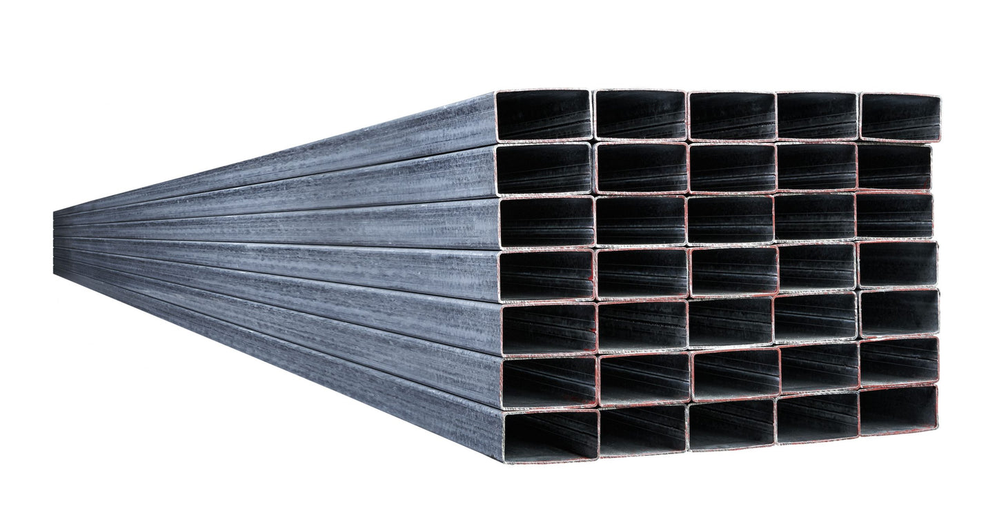 Tub Rect Neg 60x40x2.0 mm - Materiales de Construcción Jurmaq Molina