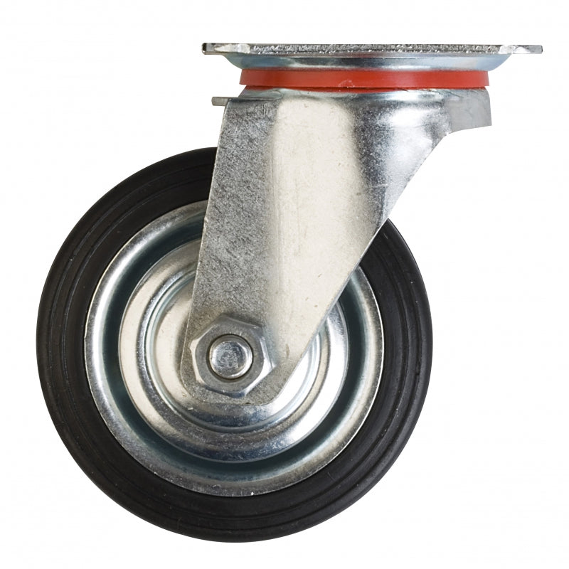 Rueda Goma Con Base Giratoria 3" Llanta Metalica - Materiales de Construcción Jurmaq Molina