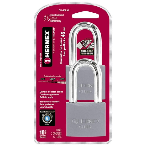 Candado Varilla Larga 45/50W-Max - Materiales de Construcción Jurmaq Molina