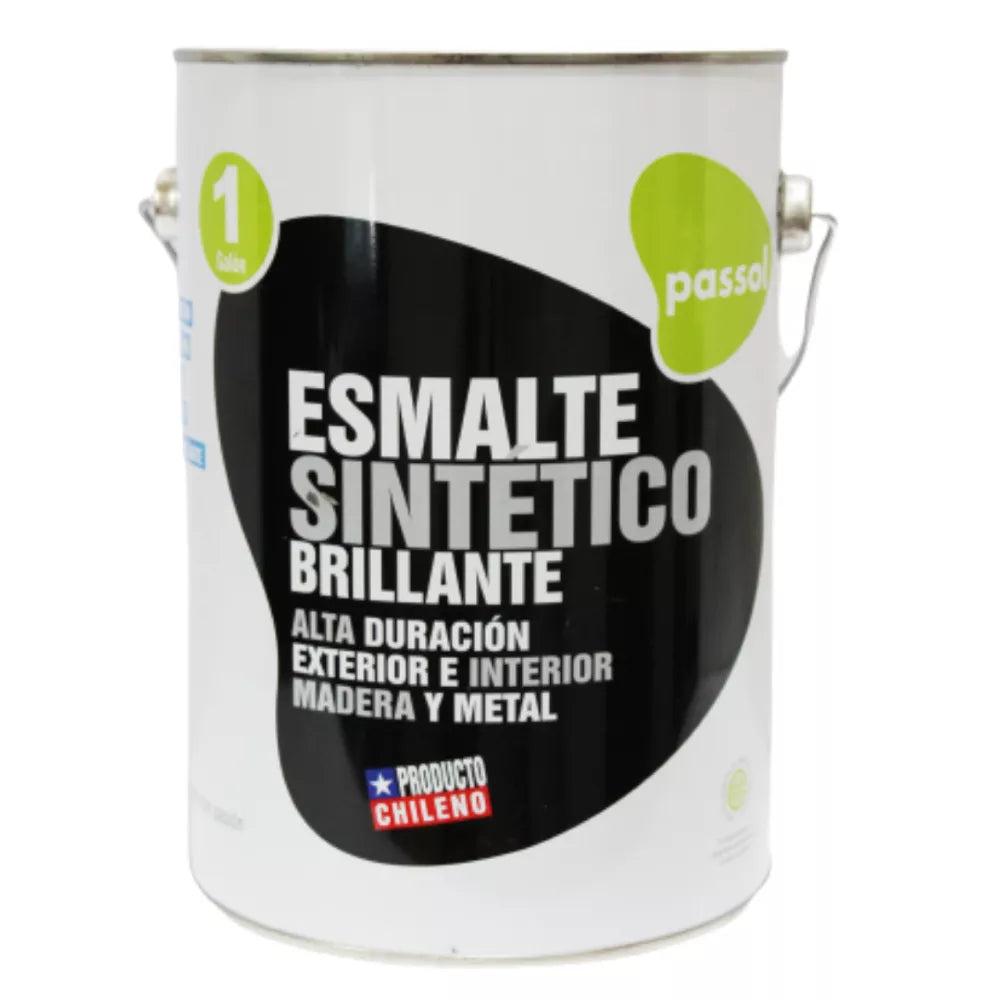 Esmalte Sintetico Negro 1/4 Passol - Materiales de Construcción Jurmaq Molina