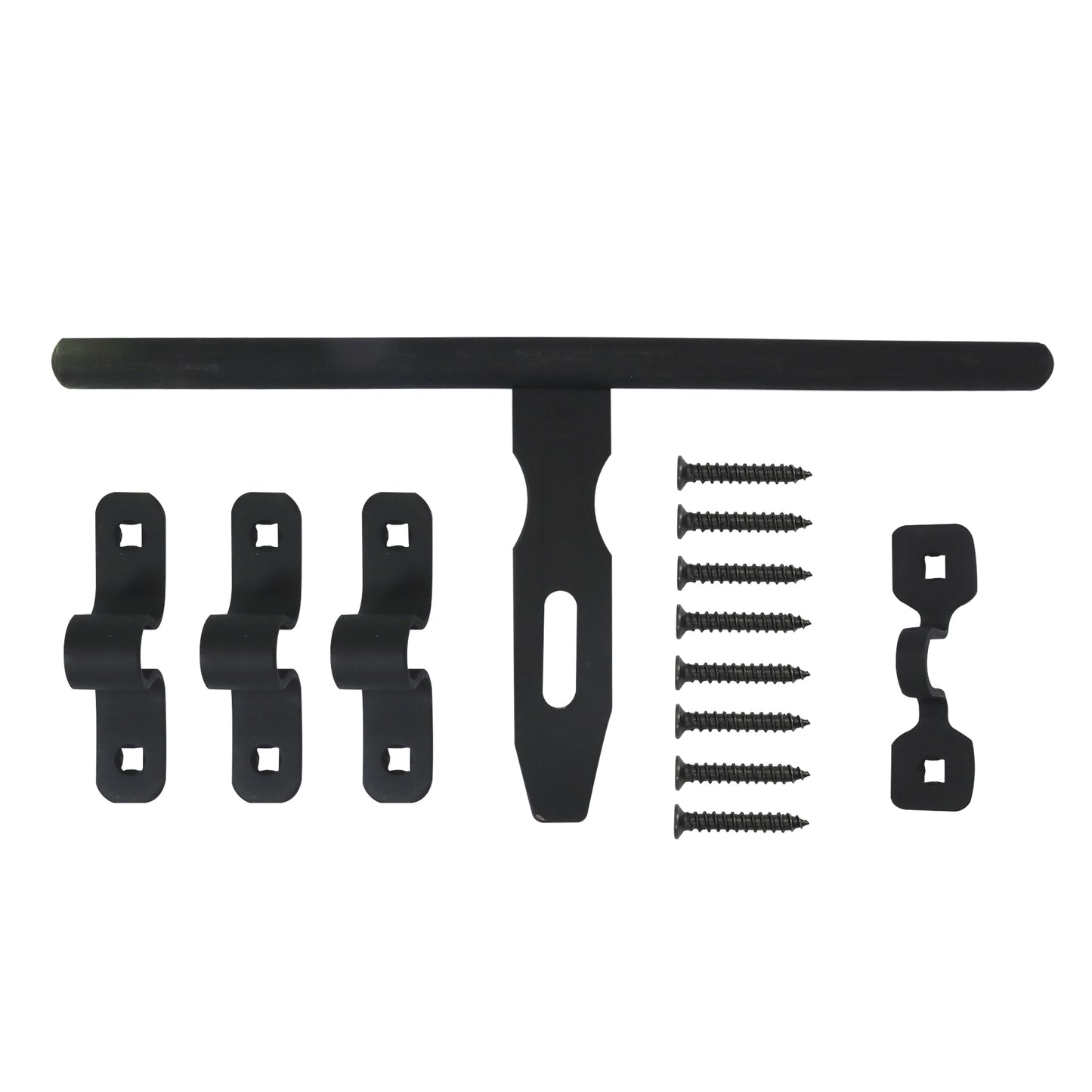 Cerrojo Carcelero Con Torn. 8x1/2 Negro - Materiales de Construcción Jurmaq Molina