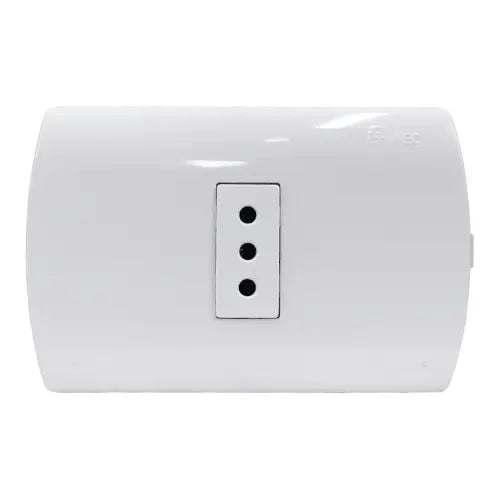 Toma Corriente Hembra Simple Embutido Blanco Mec - Materiales de Construcción Jurmaq Molina