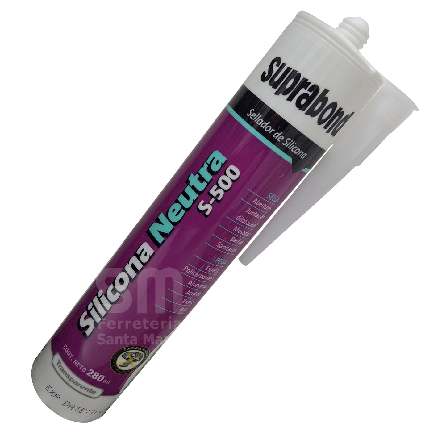 Silicona Neutra Transparente 280Ml - Materiales de Construcción Jurmaq Molina