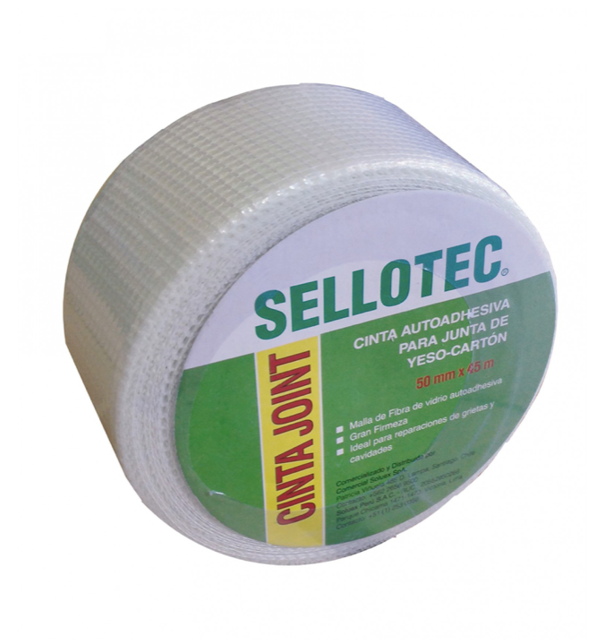 Rollo Cinta Drywall Joint Tape 2Plg X 45 mts - Materiales de Construcción Jurmaq Molina