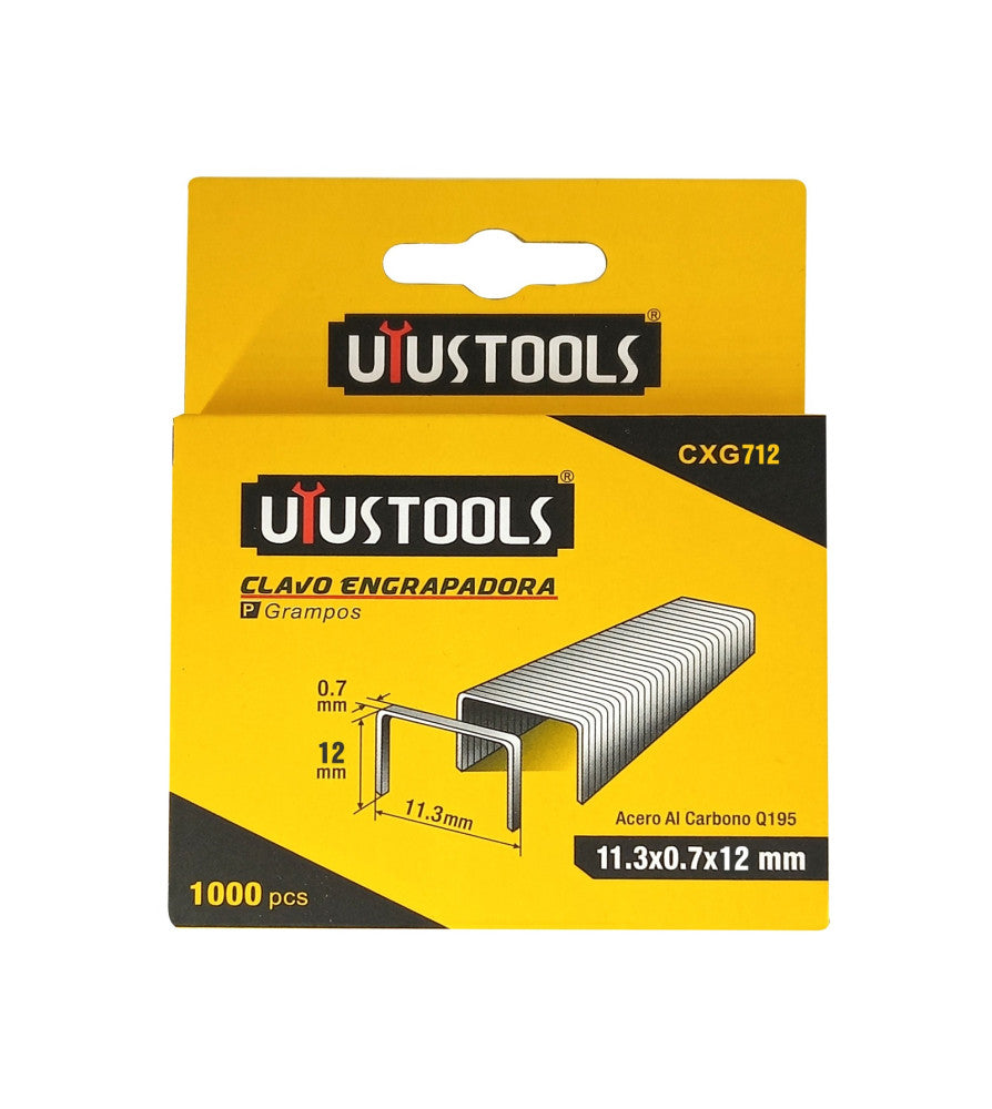 Grapa 12 mm Uyus (Cxg112) - Materiales de Construcción Jurmaq Molina