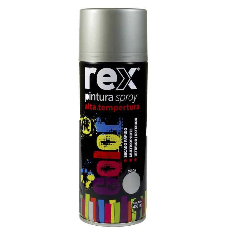 Spray Rex Alta Temp Aluminio - Materiales de Construcción Jurmaq Molina