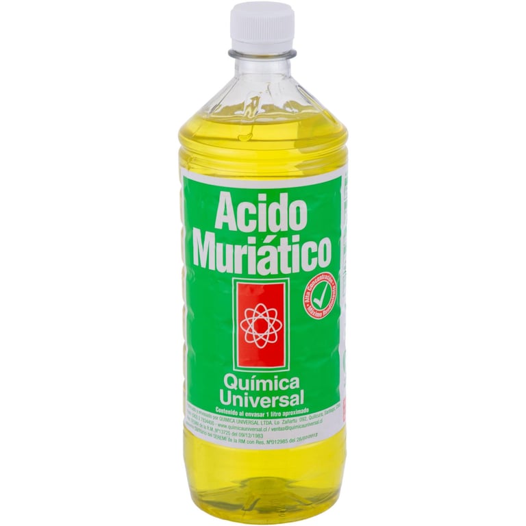 Acido Muriatico 1Lts - Materiales de Construcción Jurmaq Molina