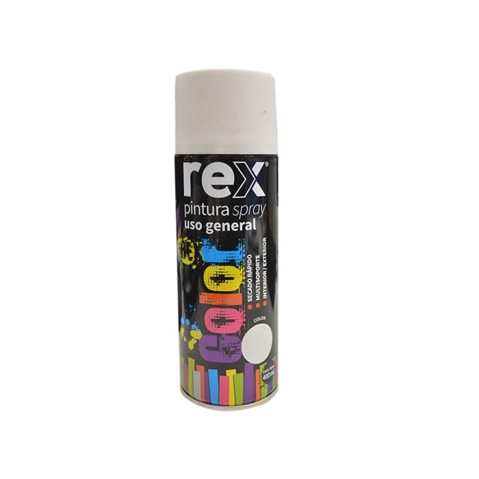 Spray Rex Blanco Mate 400Ml - Materiales de Construcción Jurmaq Molina