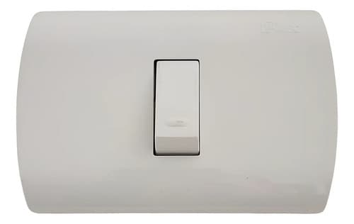 Producto Interruptor 9/12 + Toma Corriente Embutido Blanco disponible en Barraca JURMAQ