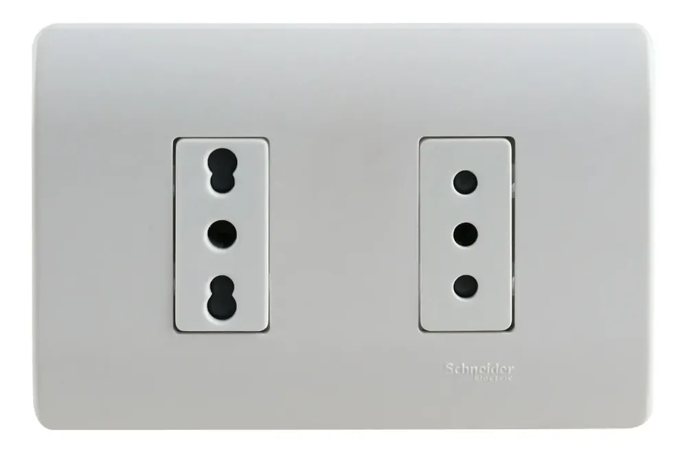Producto Toma Corriente Hembra Doble Blanco Mec disponible en Barraca JURMAQ
