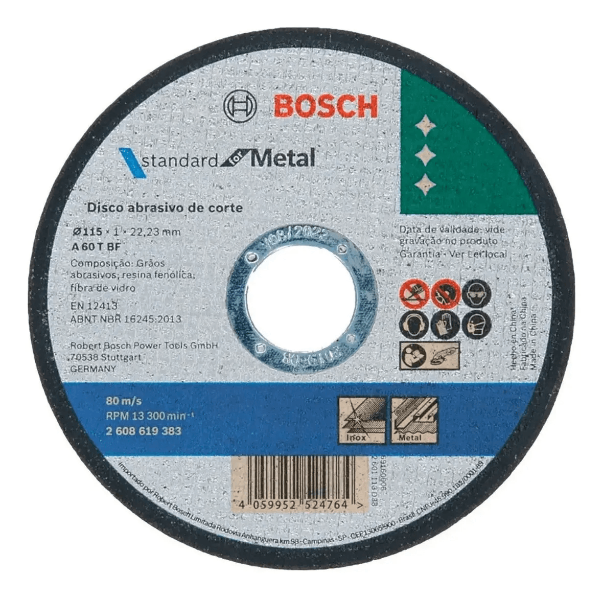 Producto Disco con M 4. 1/2 Kling disponible en Barraca JURMAQ