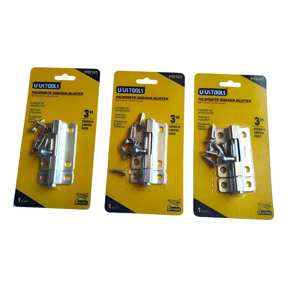 Producto Cerrojo Carcelero con Tornillo 10x1/2 Negro 10X1/2 NEGRO disponible en Barraca JURMAQ