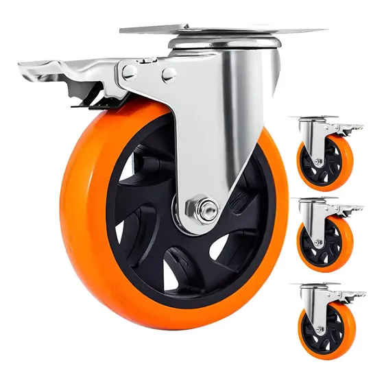 Producto Ruedas con Base 4" (Par) 4" (PAR) disponible en Barraca JURMAQ