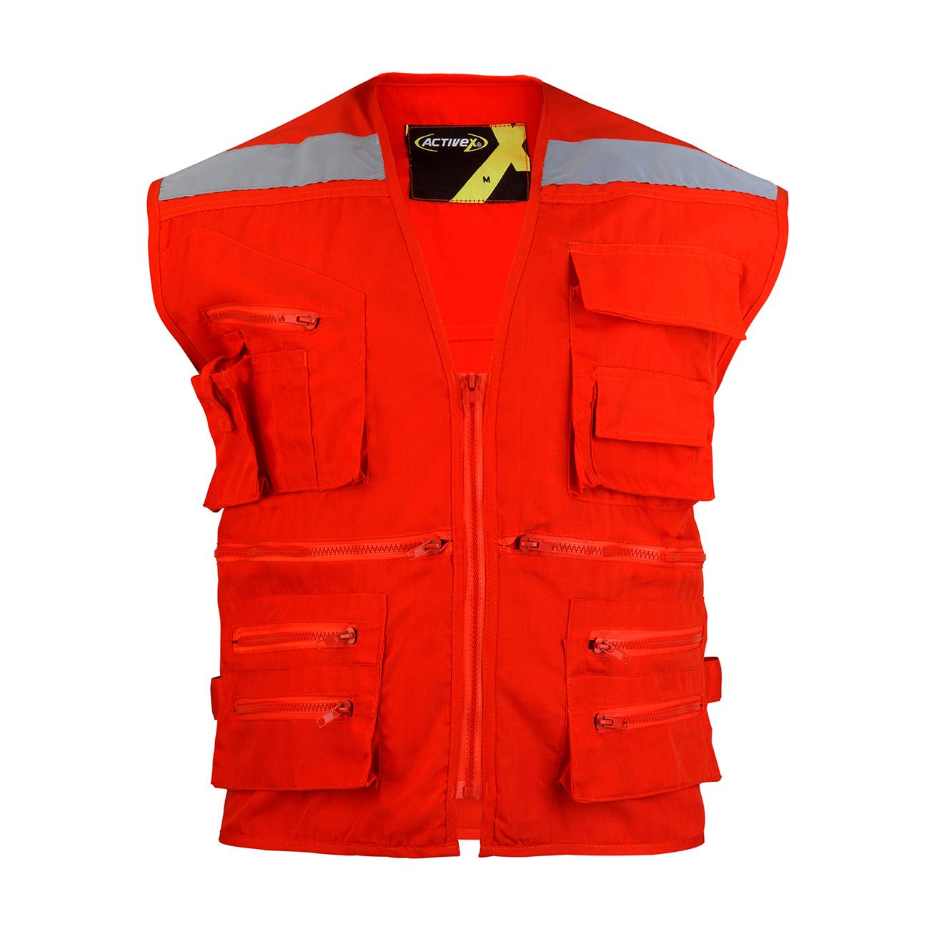 Chaleco Geologo Rojo Tipo L - Materiales de Construcción Jurmaq Molina