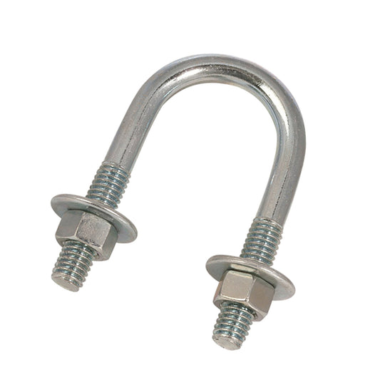 Abrazadera Tipo Varilla Espesor U Zinc M8x1,1/2In - Materiales de Construcción Jurmaq Molina