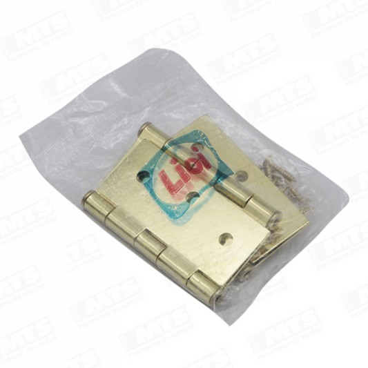 Bisagra L86 3x3 Lioi A.Lat Con T Bl 3 Un - Materiales de Construcción Jurmaq Molina