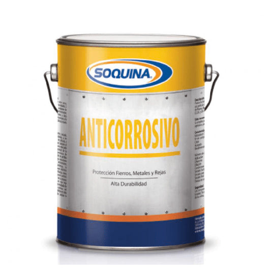 Anticorrosivo Gris Perla Galón Soquina - Materiales de Construcción Jurmaq Molina