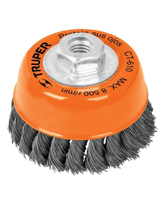 Grata Esmeril 4 Copa Trenzada (Ebc104) - Materiales de Construcción Jurmaq Molina