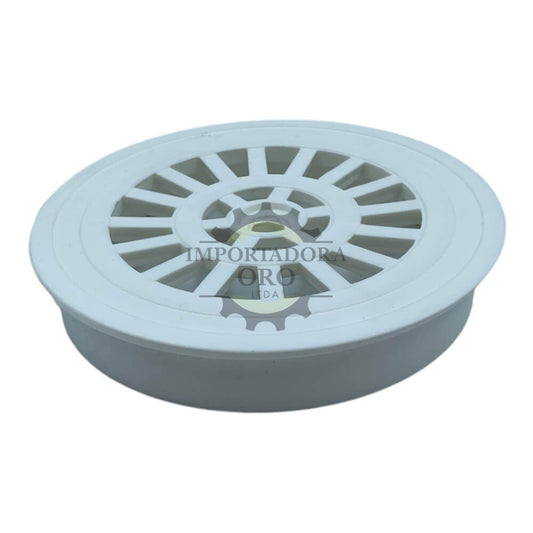 Rejilla Pileta 4" Blanca - Materiales de Construcción Jurmaq Molina