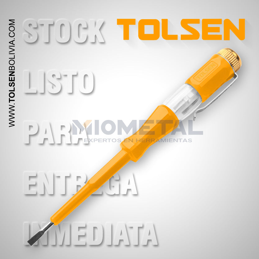 Probador De Voltaje 3*140 mm Tolmat - Materiales de Construcción Jurmaq Molina