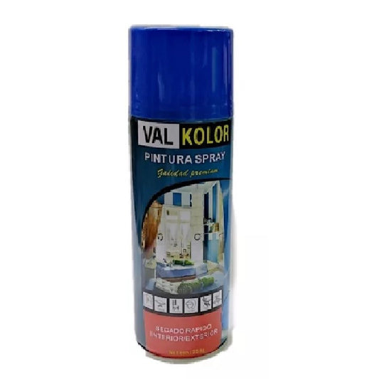 Spray Valkolor Azul - Materiales de Construcción Jurmaq Molina