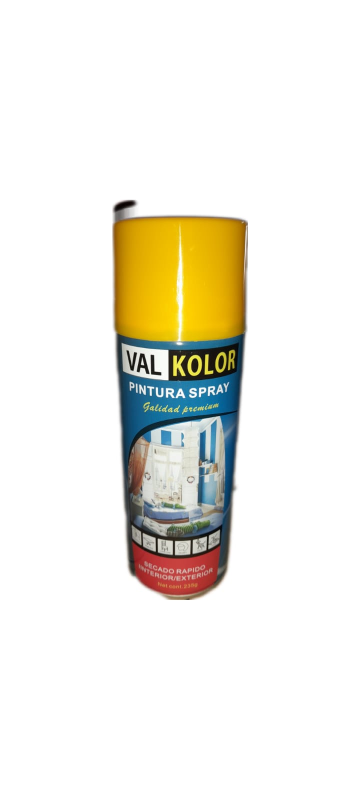Spray Valkolor Fluorescente Amarillo - Materiales de Construcción Jurmaq Molina