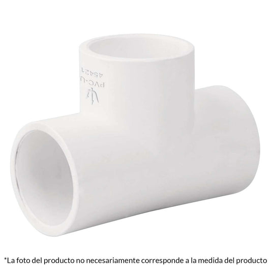 Tee PVC Presion 25 mm - Materiales de Construcción Jurmaq Molina