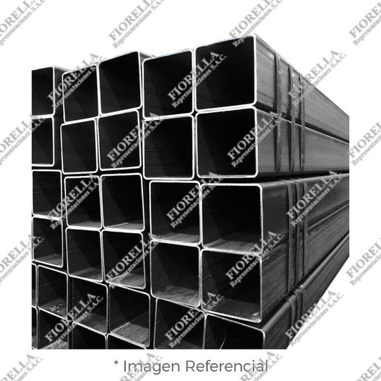 Tub Cuad Neg 25x2.0 mm - Materiales de Construcción Jurmaq Molina