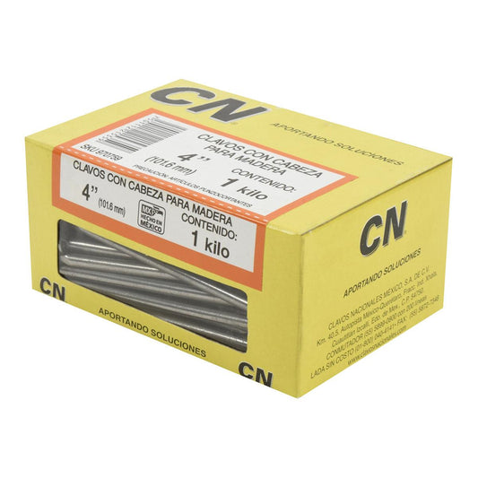 Clavo 4" ( 1 Kilo ) - Materiales de Construcción Jurmaq Molina