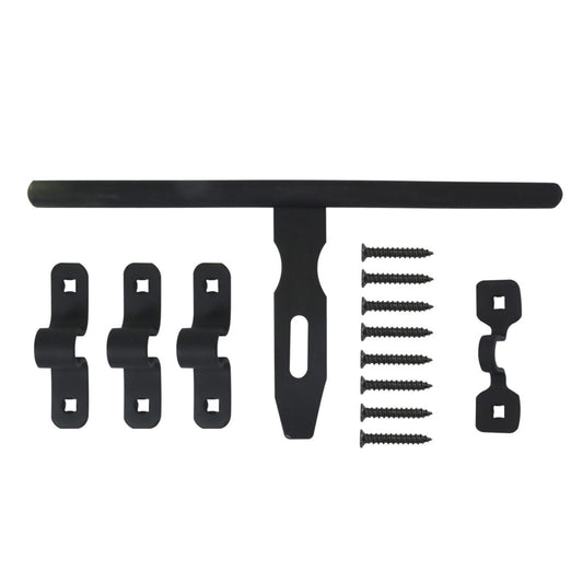 Cerrojo Carcelero Con Torn. 10x1/2 Negro - Materiales de Construcción Jurmaq Molina