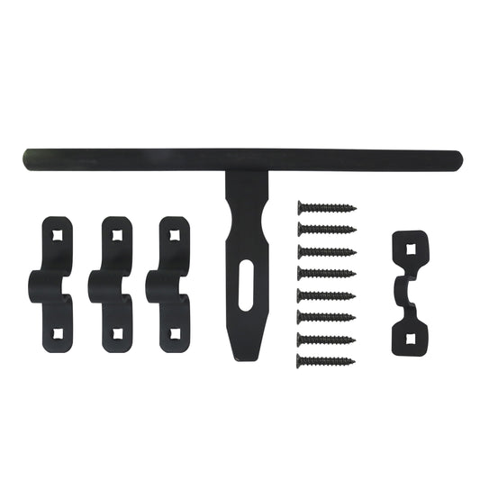 Cerrojo Carcelero Con Torn. 8x1/2 Negro - Materiales de Construcción Jurmaq Molina