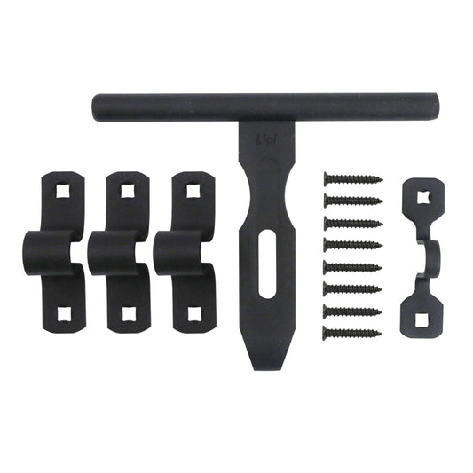 Cerrojo Carcelero Con Torn. 10x5/8 Negro - Materiales de Construcción Jurmaq Molina