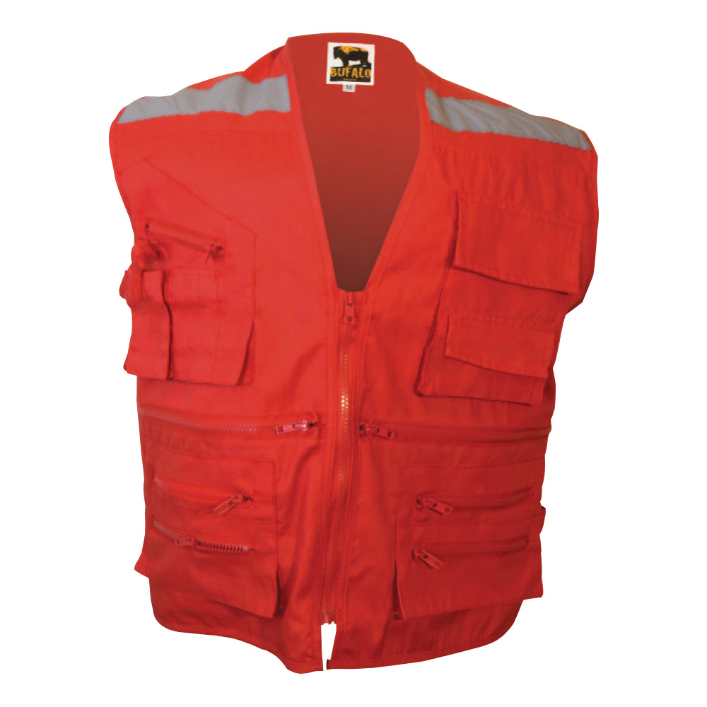 Chaleco Geologo Rojo Tipo Xxl - Materiales de Construcción Jurmaq Molina