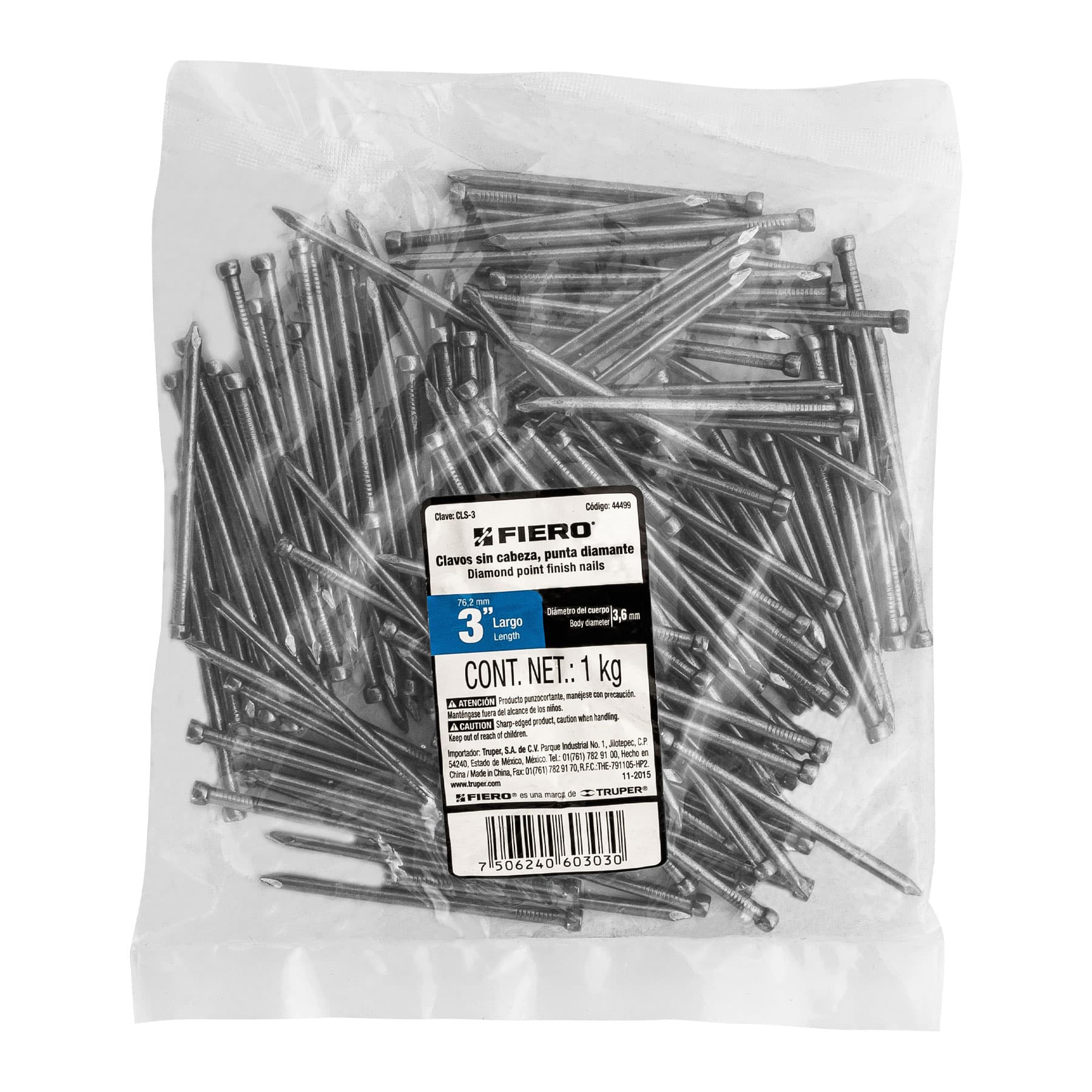 Clavo 3 ( 1 Kilo ) - Materiales de Construcción Jurmaq Molina