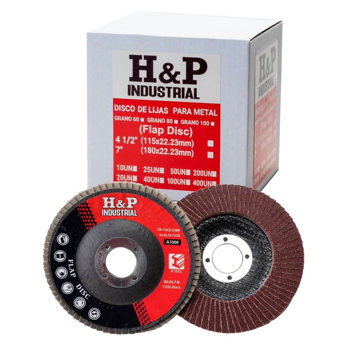 Disco Flap Metal 100 gr - Materiales de Construcción Jurmaq Molina