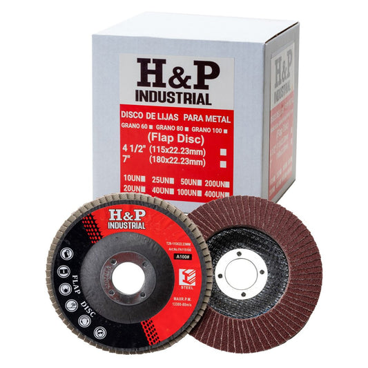 Disco Flap Metal 100 gr - Materiales de Construcción Jurmaq Molina