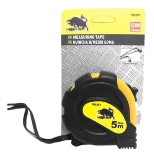 Huincha Medir 5 mts Toro Negro - Materiales de Construcción Jurmaq Molina