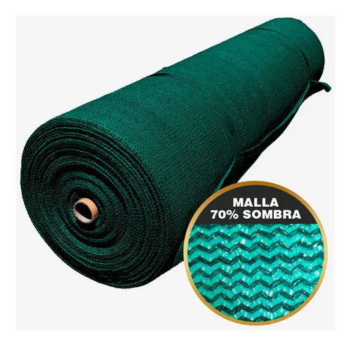Malla Sombra Verde 1 mts X 2 Abre 4.20 Metros - Materiales de Construcción Jurmaq Molina