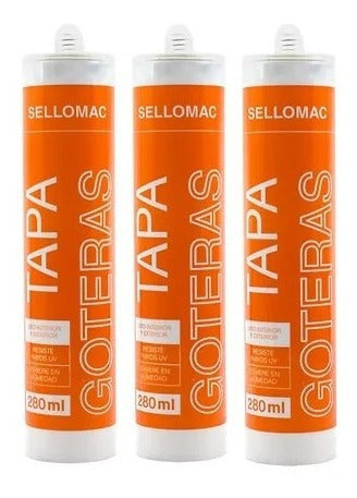 Silicona Hojalatera Gris 280Ml - Materiales de Construcción Jurmaq Molina