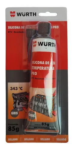 Silicona Neutra Gris Alta Temp 85 gr - Materiales de Construcción Jurmaq Molina