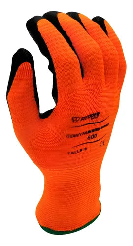 Guante Multiprotec Flex Naranjo Tipo 8 - Materiales de Construcción Jurmaq Molina
