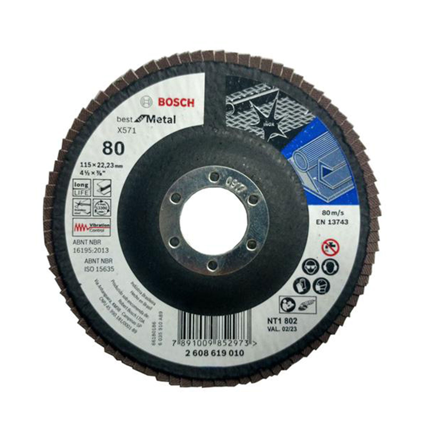 Disco Flap Metal Gr 80 - Materiales de Construcción Jurmaq Molina