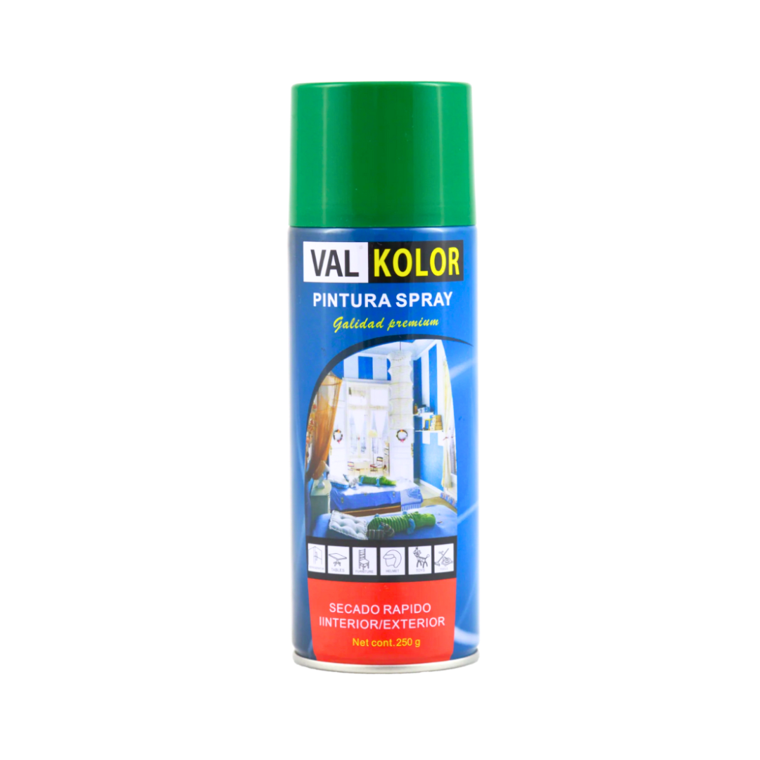 Spray Valkolor Color Verde - Materiales de Construcción Jurmaq Molina