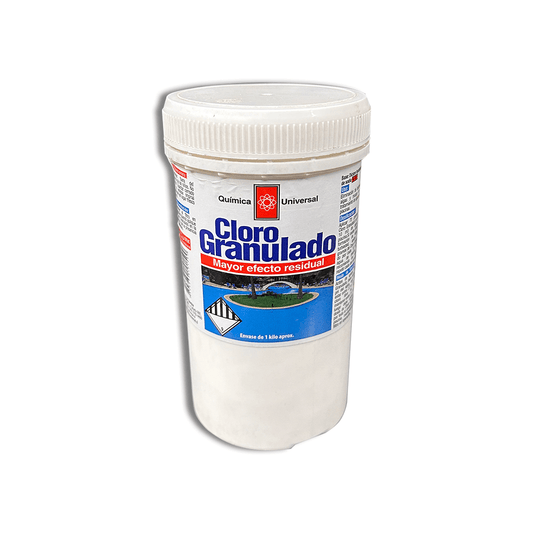 Cloro Granulado Pote 1 kg - Materiales de Construcción Jurmaq Molina
