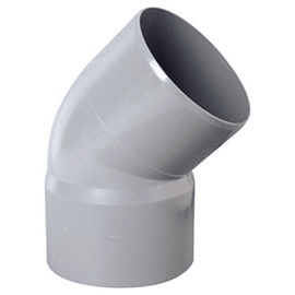 Codo Sanitaria 75x45° Gris - Materiales de Construcción Jurmaq Molina