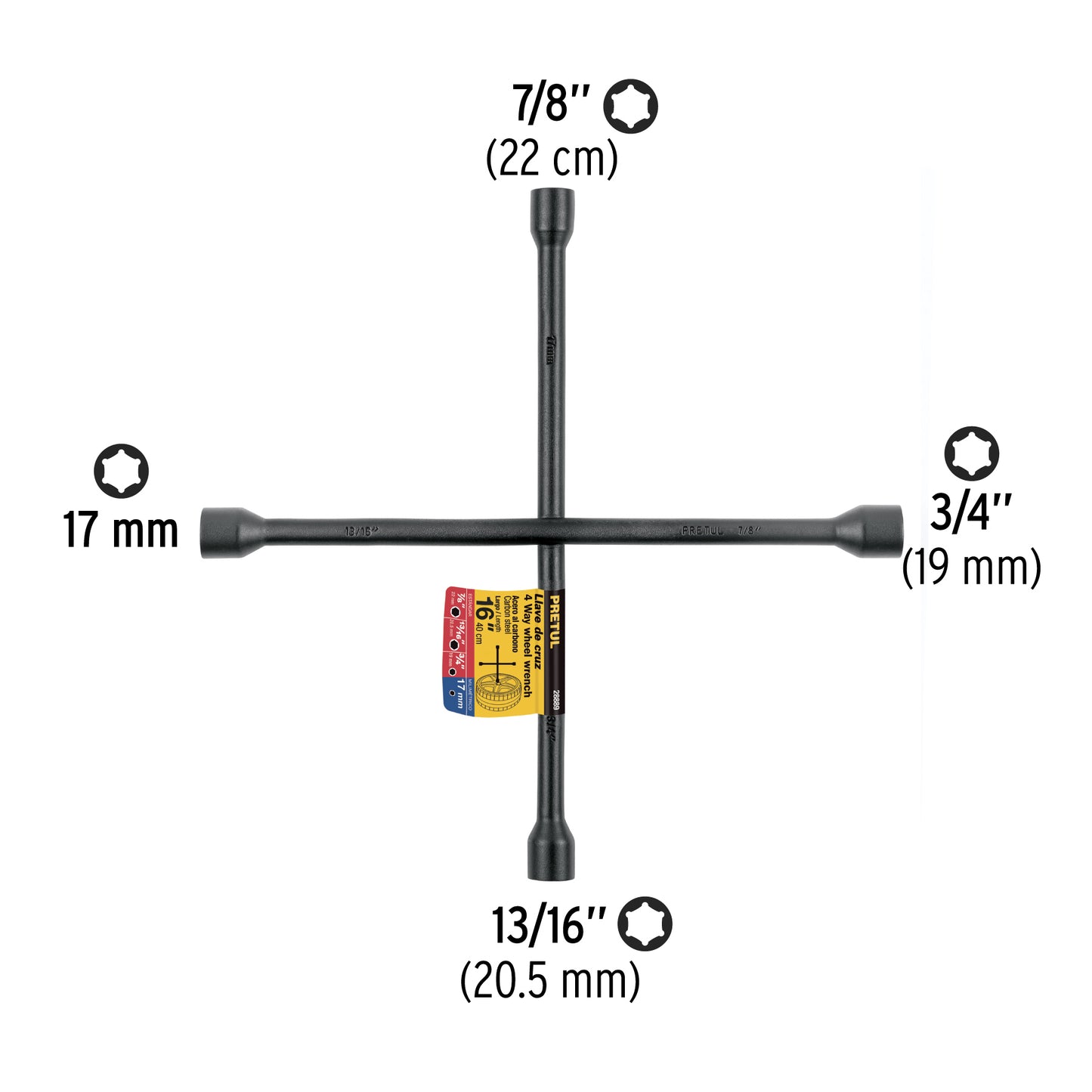 Llave Cruz 16" - Materiales de Construcción Jurmaq Molina