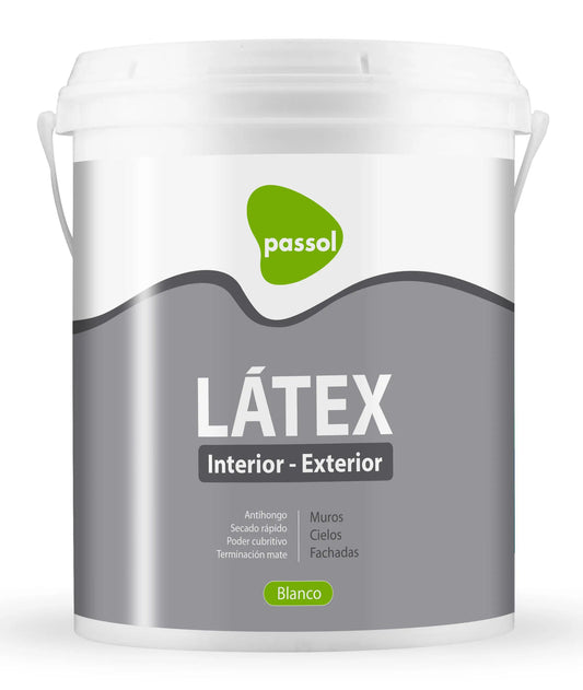Latex Galón Blanco Passol - Materiales de Construcción Jurmaq Molina